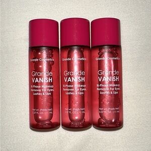 ⚡️PICK 3/$15 - (3) Grande Cosmetics Grande Vanish Makeup Remover NEW .37 fl oz❤️